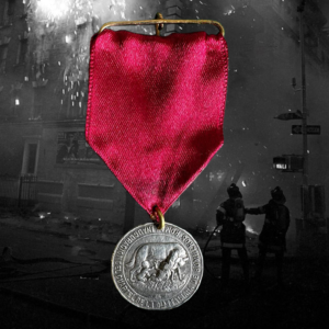 INAUGURACION DEL CUARTEL DE LA CIA ITALIANA DE BOMBEROS ROMA 22 ENERO 1893 PLATA